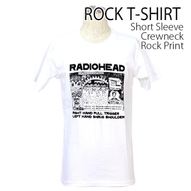 Radiohead Tシャツ レディオヘッド ロックTシャツ バンドTシャツ