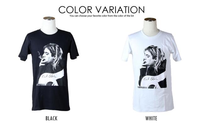 Kurt Cobain Tシャツ カートコバーン ロックTシャツ バンドTシャツ