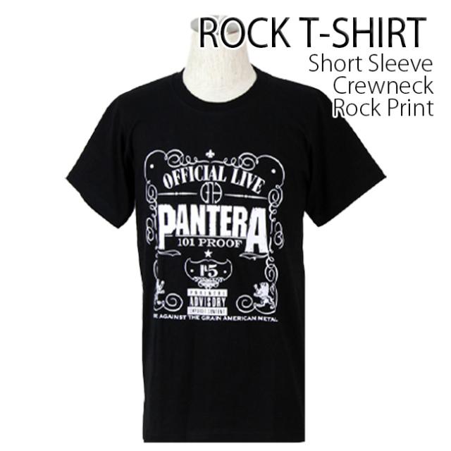 Pantera Tシャツ パンテラ ロックTシャツ バンドTシャツ 半袖 メンズ