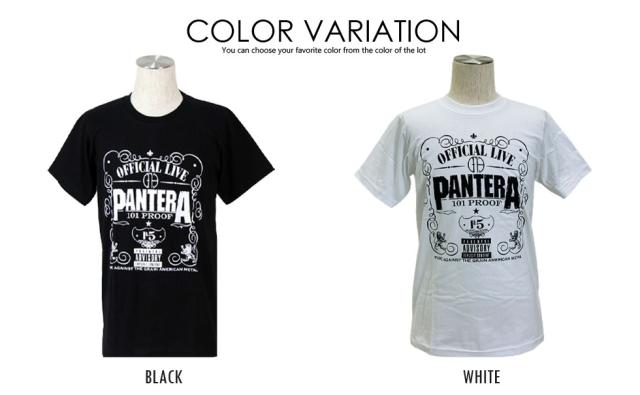 Pantera Tシャツ パンテラ ロックTシャツ バンドTシャツ 半袖 メンズ