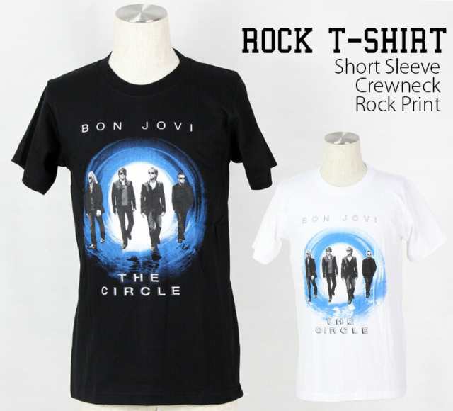 ロックTシャツ Bon Jovi ボン ジョヴィ 歩く4人 バンドTシャツ メンズ レディース パンク｜au PAY マーケット