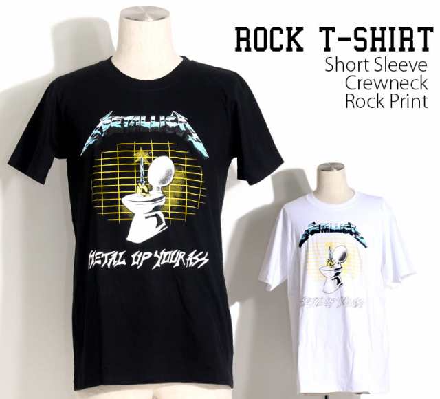 ロックtシャツ Metallica メタリカ 便器から剣 バンドtシャツ メンズ レディース パンク ファッション ロックtシャツの通販はau Pay マーケット T Link Au Pay マーケット店