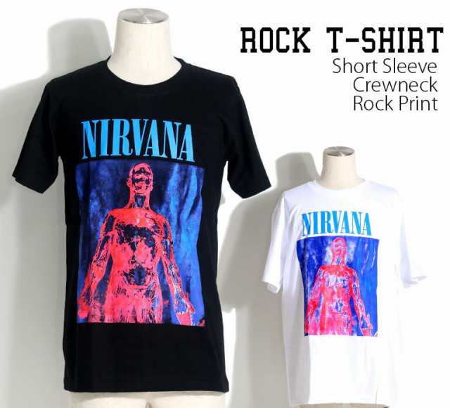 ロックtシャツ Nirvana ニルヴァーナ 赤い人 バンドtシャツ メンズ レディース パンク ファッション レディース ロックtシャツの通販はau Pay マーケット T Link Au Pay マーケット店