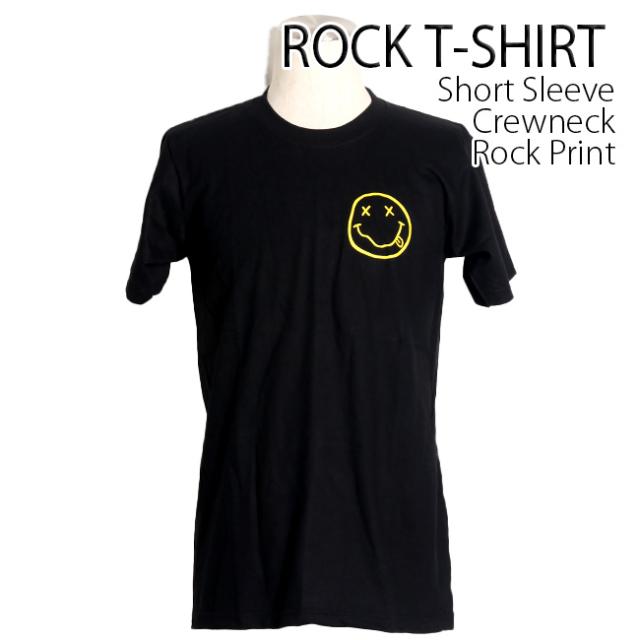 ニルヴァーナ Tシャツ NIRVANA SMILE ニコちゃん ロックバンド NIRVANA