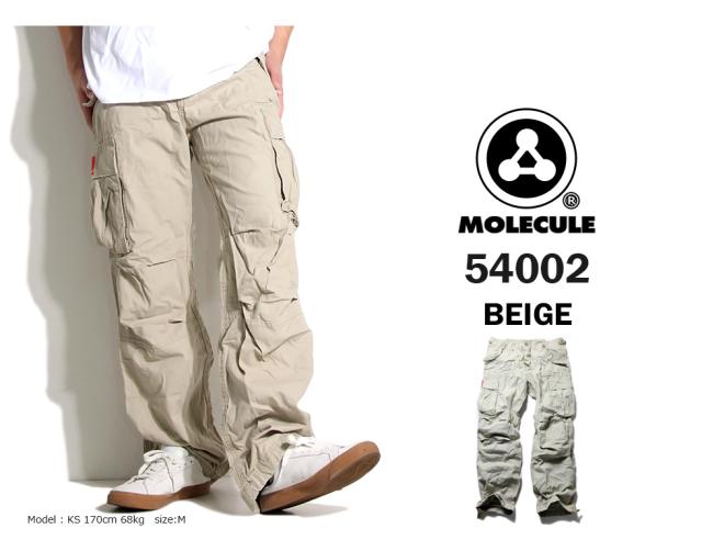 MOLECULE ミリタリーカーゴパンツ 54002 大きいサイズ ボトムス
