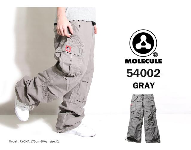 MOLECULE ミリタリーカーゴパンツ 54002 大きいサイズ ボトムス