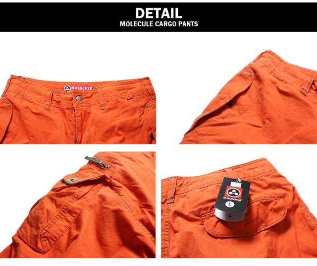 MOLECULE モレキュール 7分丈 ミリタリーカーゴパンツ 6カラー 迷彩柄