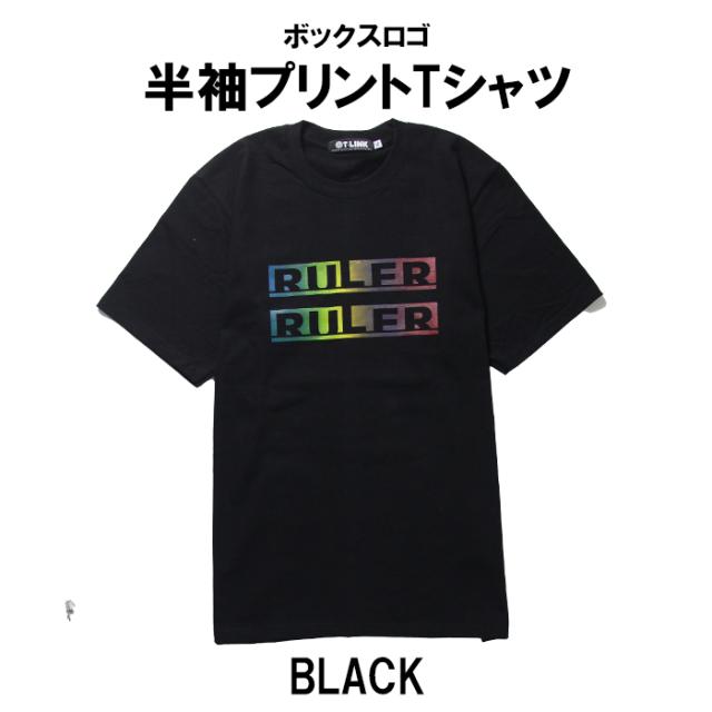 春物 BIGロゴ 虹色ロゴTシャツ レインボーカラー グラフィックデザイン
