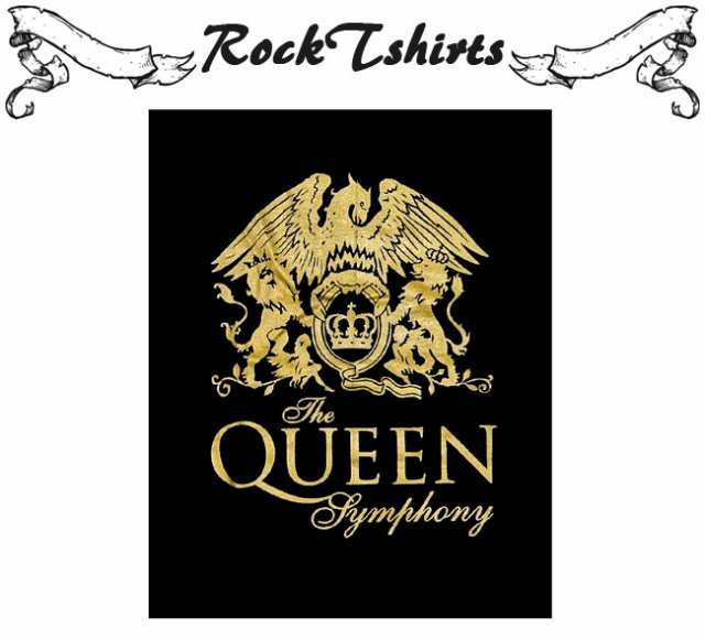 【QUEEN】新品 クイーン エンブレム バンド ロゴ ロック Tシャツ