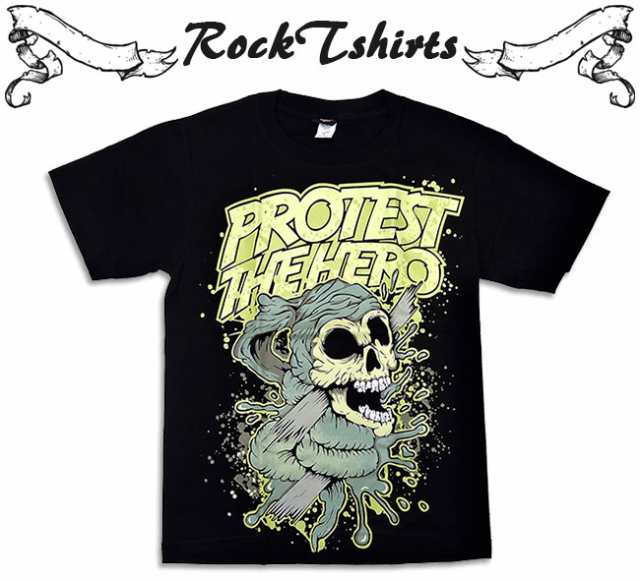 ロックtシャツ Protest The Hero プロテスト ザ ヒーロー バンドtシャツ メンズ レディース パンクの通販はau Pay マーケット T Link Au Pay マーケット店