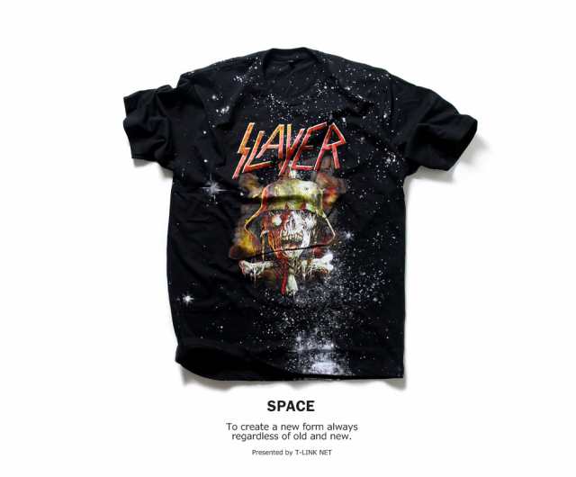 Slayer スレイヤー スペースデザイン ロックtシャツ バンドtシャツ メンズ レディース パンク ロックファッション の通販はau Pay マーケット T Link Au Pay マーケット店