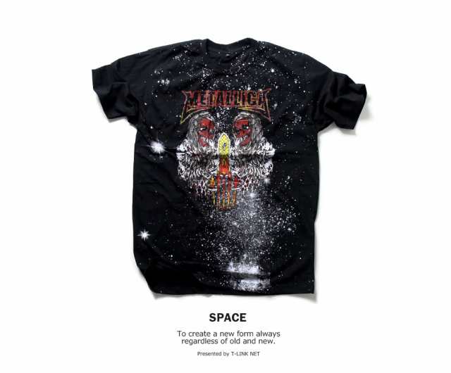 Metalilica メタリカ スペースデザイン ロックtシャツ バンドtシャツ メンズ レディース パンク ロックファッション の通販はau Pay マーケット T Link Au Pay マーケット店