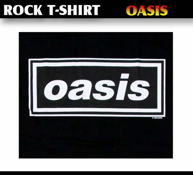 ロックtシャツ Oasis オアシス シンプルロゴ バンドtシャツ メンズ レディース パンクの通販はau Pay マーケット T Link Au Pay マーケット店