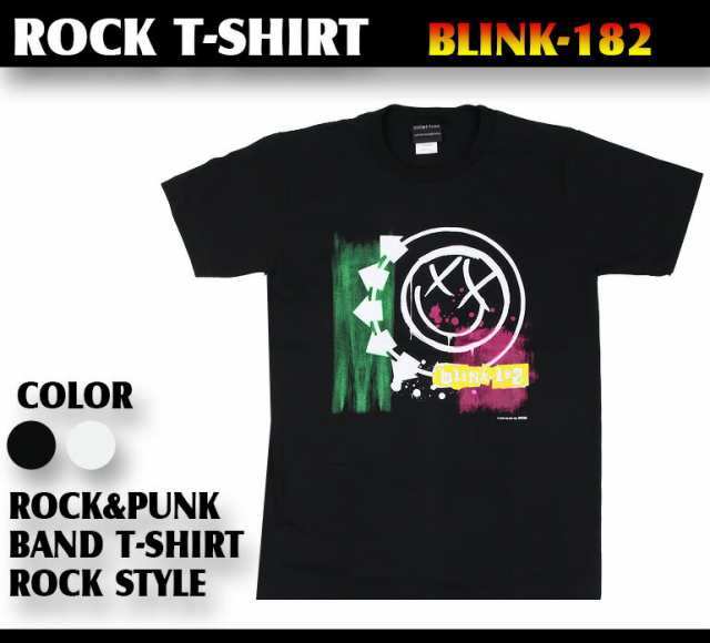 ロックtシャツ ブリンク 1 Blink 1 オシャレロゴ バンドtシャツ メンズ レディース パンクの通販はau Pay マーケット T Link Au Pay マーケット店