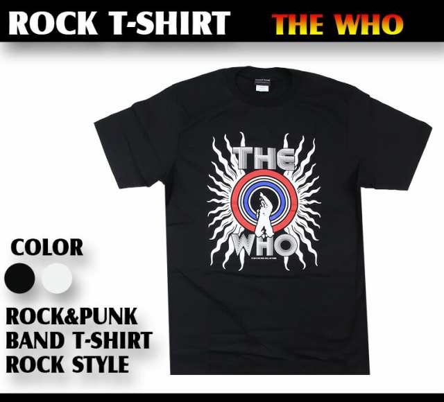 ロックTシャツ The Who ザ フー バンドTシャツ メンズ レディース パンク｜au PAY マーケット