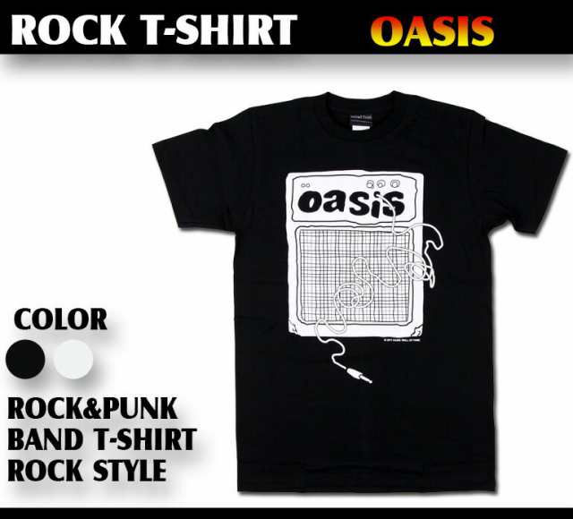 ロックtシャツ Oasis オアシス アンプイラスト バンドtシャツ メンズ レディース パンクの通販はau Pay マーケット T Link Au Pay マーケット店
