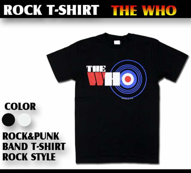 ロックTシャツ THE WHO ザ フー 的イラスト バンドTシャツ メンズ