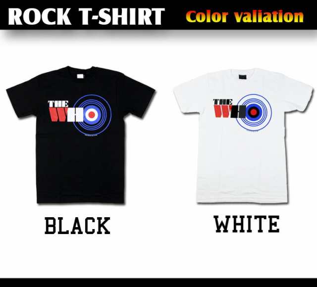 ロックTシャツ THE WHO ザ フー 的イラスト バンドTシャツ メンズ