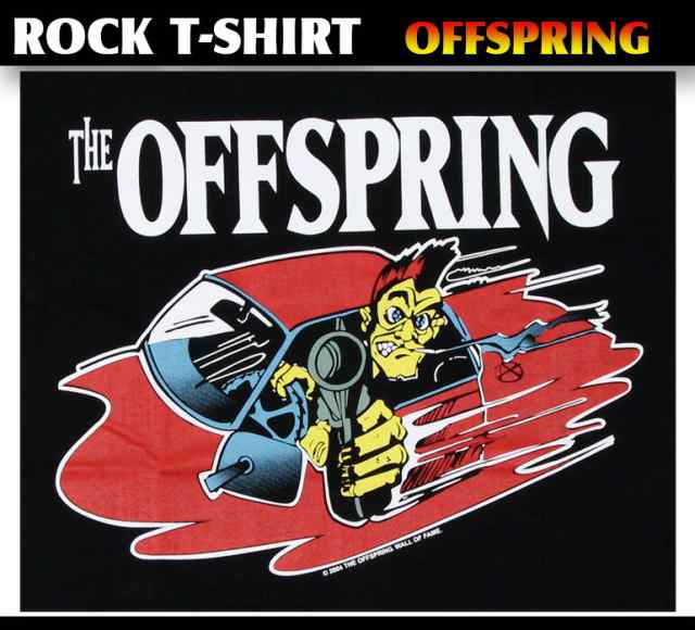 ロックTシャツ The Offspring オフスプリング アメコミ風ロゴ バンドT