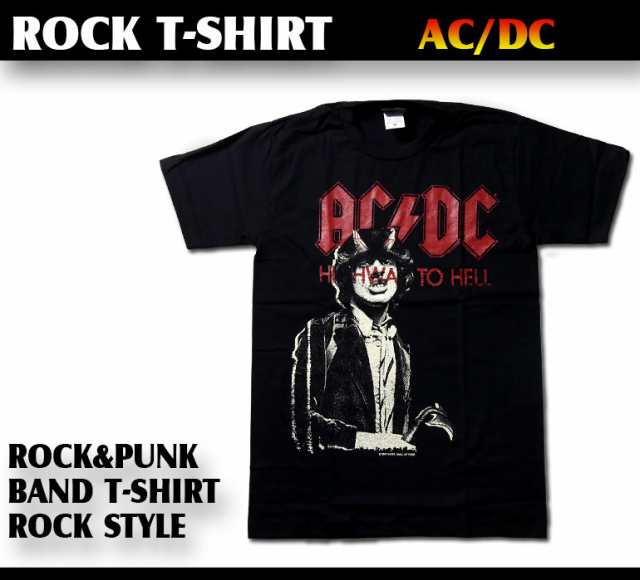 Ac Dc エーシーディーシー 鬼 ロックtシャツ バンドtシャツ メンズ レディース ロック パンク ファッションの通販はau Pay マーケット T Link Au Pay マーケット店