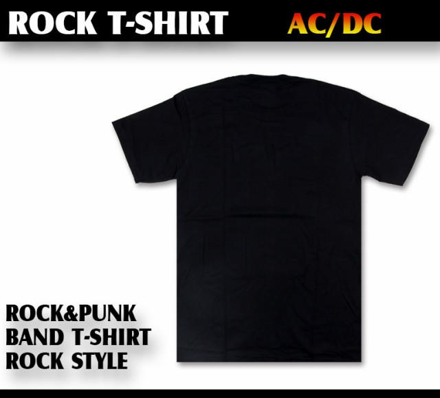 AC DC エーシーディーシー 鬼 ロックtシャツ バンドTシャツ メンズ