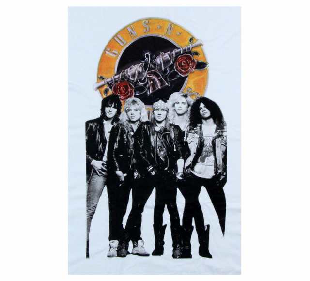 ロックtシャツ Guns N Roses ガンズ アンド ローゼズ メンバーイラスト バンドtシャツ メンズ レディース パンクの通販はau Pay マーケット T Link Au Pay マーケット店