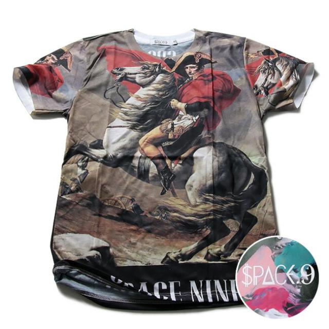 Space9 デザインtシャツ Naoleon ナポレオン メンズ Tシャツ 半袖 ユニセックスの通販はau Pay マーケット T Link Au Pay マーケット店