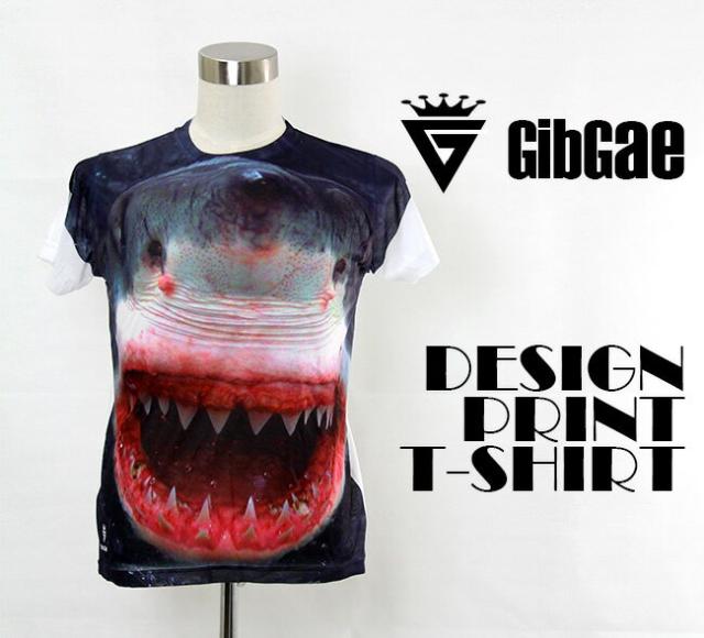 デザインプリントtシャツ Gibgae 襲い来るサメ デザインプリント フルプリント フォトプリント Tシャツ 大きいサイズの通販はau Pay マーケット T Link Au Pay マーケット店