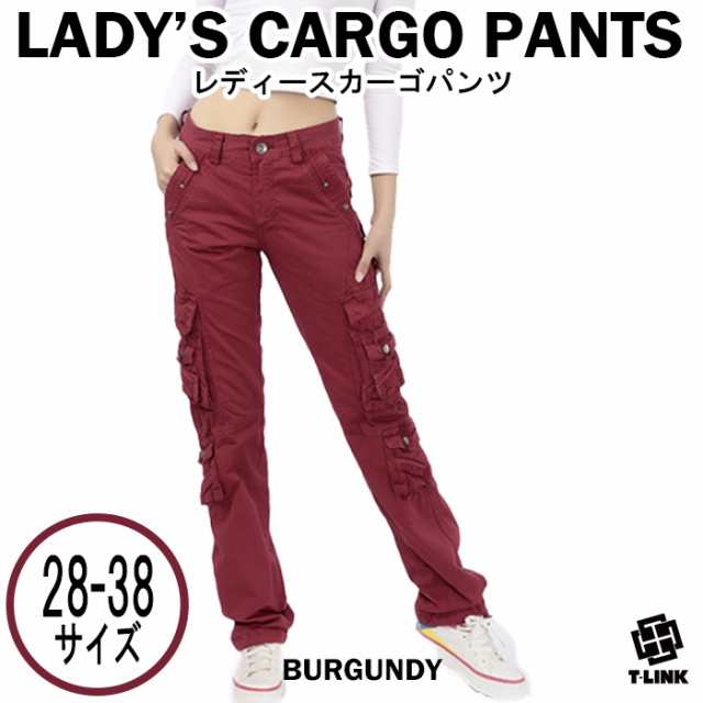 8ポケット カーゴパンツ レディース ダンス 全8色 6サイズ 28-38