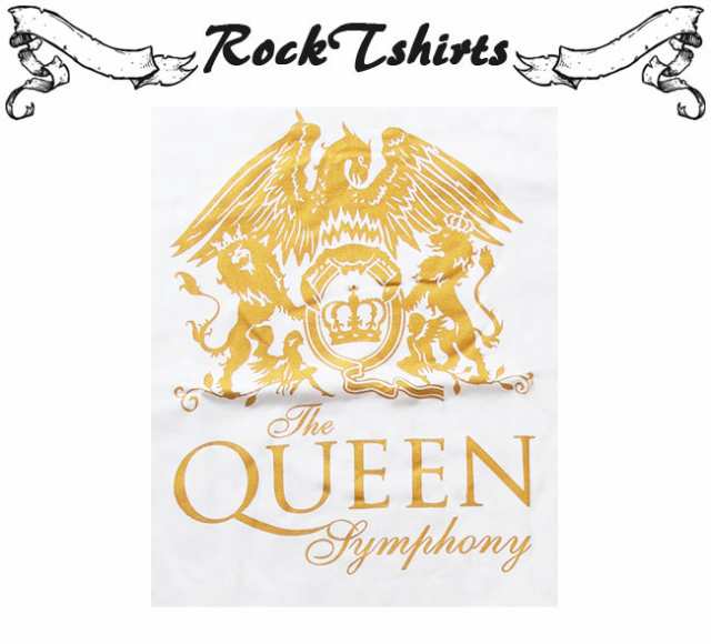 【QUEEN】新品 クイーン エンブレム バンド ロゴ ロック Tシャツ