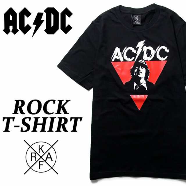 AC/DC Tシャツ エーシーディーシー ロックTシャツ バンドTシャツ 半袖 メンズ レディース かっこいい バンT ロックT バンドT ダンス  ロッ｜au PAY マーケット