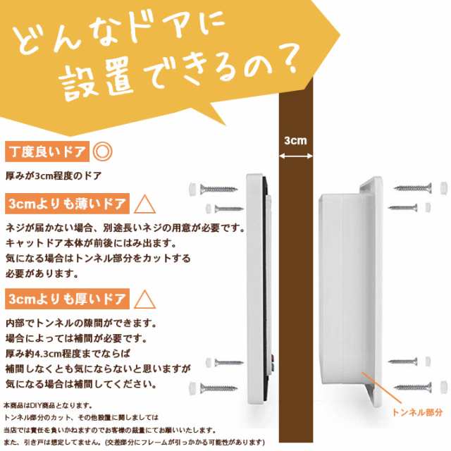 ペットドア キャットドア 説明書付き＜M／Lサイズ＞ 4WAY 開閉ロック機能付き【2サイズ×3カラー】猫 小型犬用に！の通販はau PAY  マーケット - ガジェットグルメ