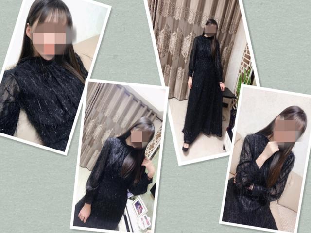 新作 高品質 黒 ロングドレス パーティードレス ワンピース ロング