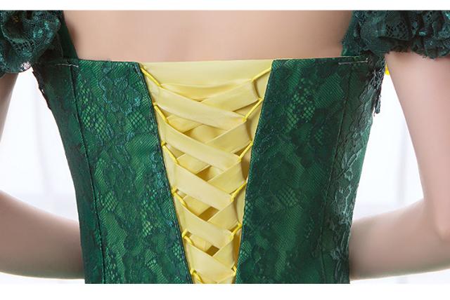 お得 パニエ付 カラードレス ウェディングドレス ロングドレス