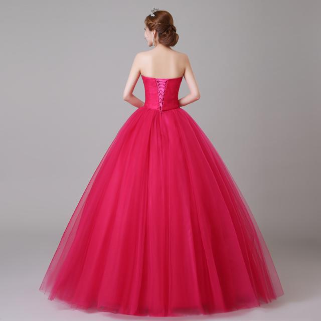 カラードレス パーティドレス ロングドレス ワンピ チュールスカート