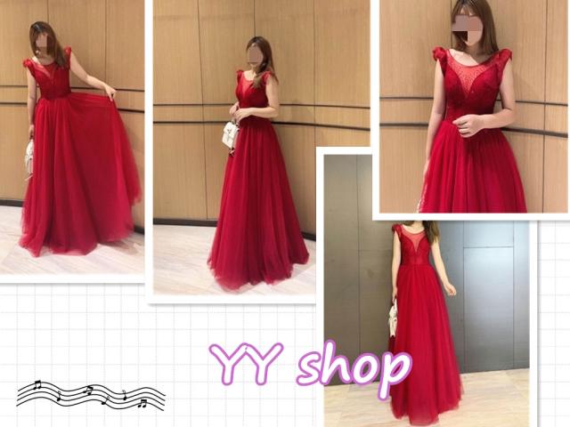 高品質 パーティドレス ロングドレス ワンピ カラードレス ワインレッド 大きいサイズ オーダーサイズ可 結婚式 二次会 発表会 撮影 D157_7