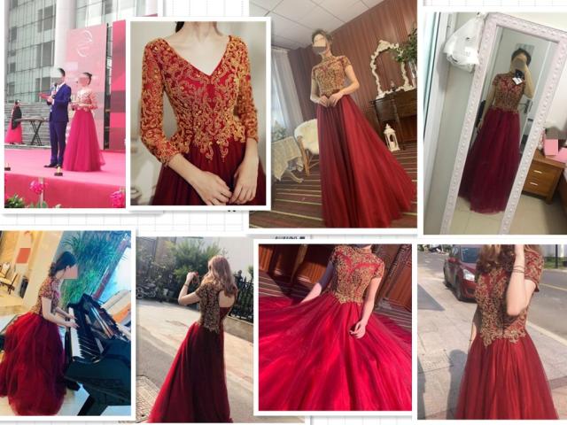 エレガント ロングドレス パーティドレス ナイトドレス ワンピ 半袖