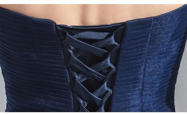 グラデーション ロングドレス パーティドレス ワンピ フレアースカート ビスチェ ネイビー 小さいサイズ 大きいサイズ 二次会 発表会D192 グラデーション ロングドレス パーティドレス ワンピ フレアースカート