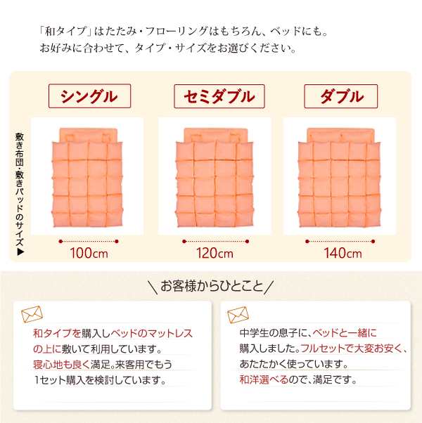 羽毛掛布団　シングルサイズ