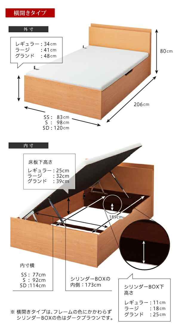 セミダブルベッド セミダブルベット 組立設置 通気性 棚付き