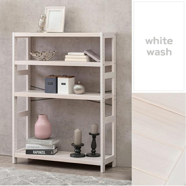 ラック-MCC-天然木 90×30×120cm Lブラウン