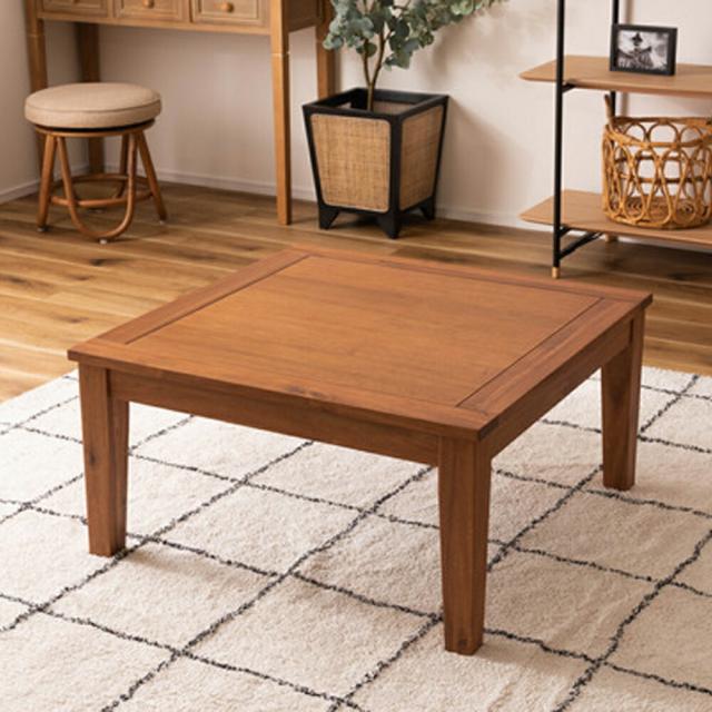 新品】 ヴィンテージ こたつ テーブル 長方形 120cm アカシア材突板