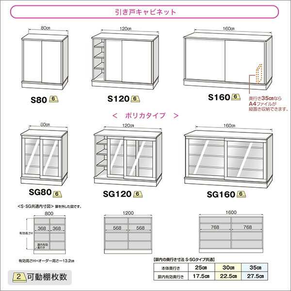 引戸シリーズ セミオーダーカウンター下収納ぴったりくん エンドコーナー右置き 奥行35cm - 7