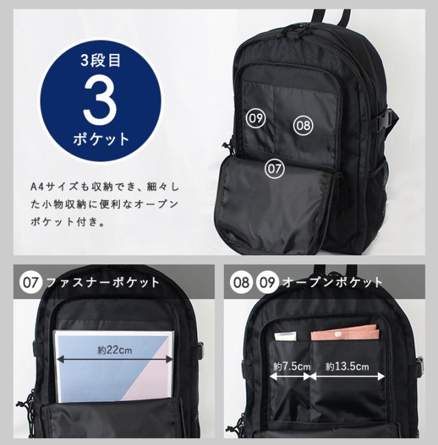 リュック リュックサック コンバース レディース A4 軽量 男女兼用 ユニセックス デイパック メンズ 通勤 通学 お出かけ 旅行 レジャー アウトドア カジュアル おしゃれ PC収納 メッシュ 大容量 多収納 多機能 ポケット シンプル ロゴ 黒 CONVERS 【70011200】_9