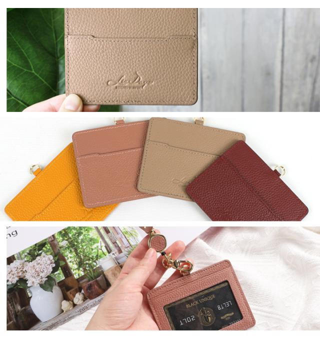 【定番でずっと使える】LV ジップ付きカードホルダー 映画・ドラマ使用】idカードホルダー レディース リール付き