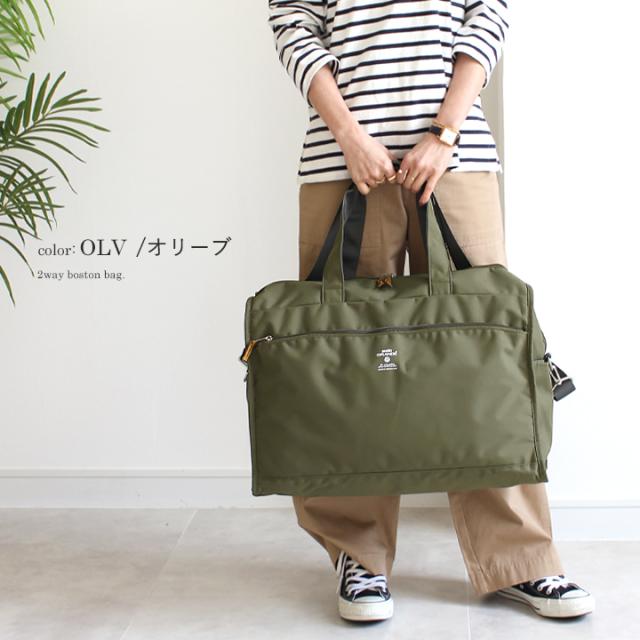 anello ボストンバッグ レディース 旅行 軽量 大容量 Lサイズ 多収納