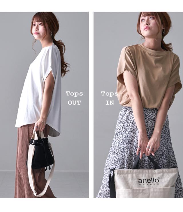 Tシャツ カットソー レディース 半袖 綿100% クルーネック