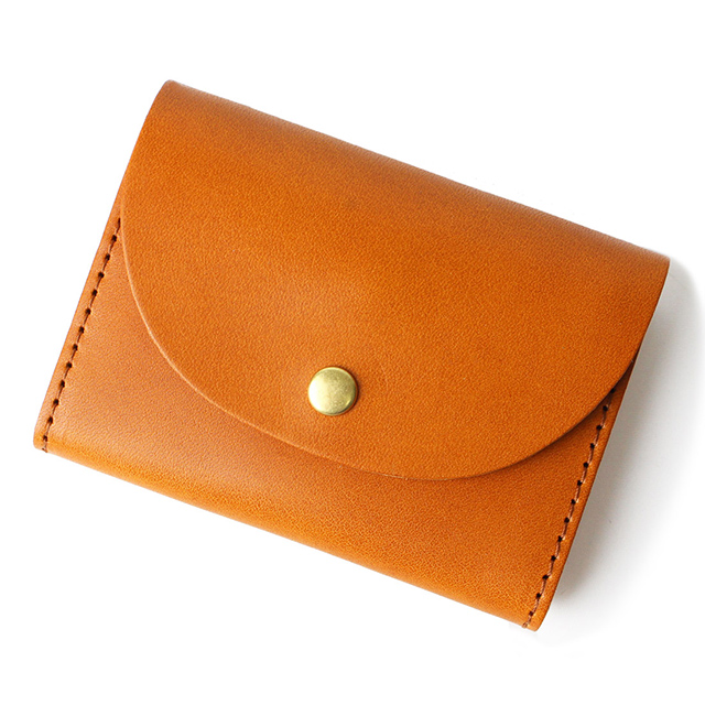 本革 コンパクト財布 栃木レザー キャメル 小銭入れ付き レディース メンズ 本革 コンパクト財布 栃木レザー キャメル 小銭入れ付き