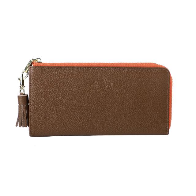 上質牛革 ・トップレザー使用】LIZDAYS 長財布 L字ファスナー 本