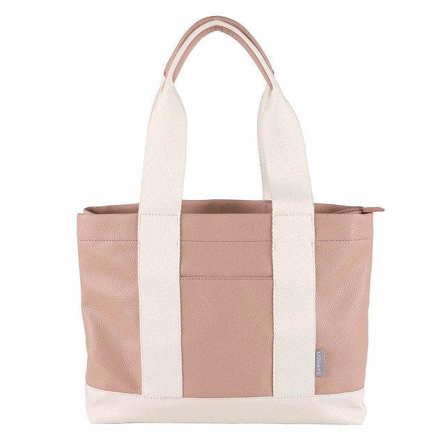 ARUGE トートバッグ 18L 多ポケット 大容量 ファスナー付